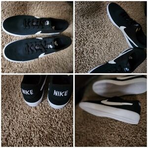 Nike Men's SB Heritage Vulc Shoes Black White Size 11 New